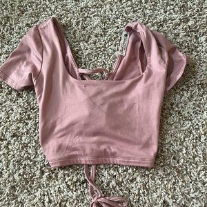 pink cross top